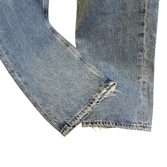 Agolde Criss Cross Arc Jeans High Rise Vintage Wash Size 24 - Picture 5 of 10